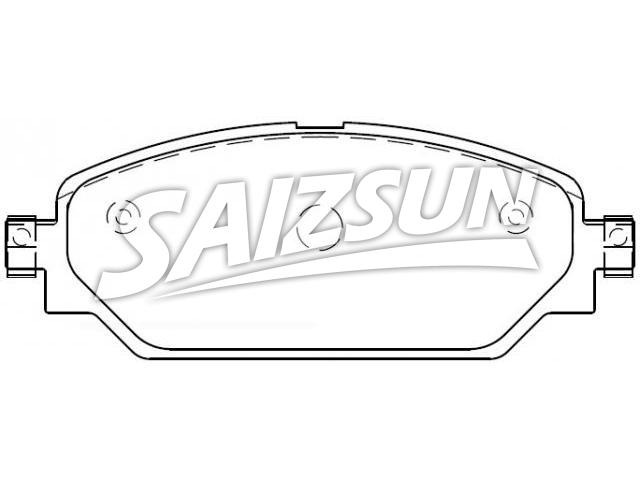 тормозная кладка Brake Pad Set:800000192
