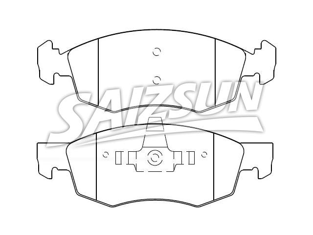 Brake Pad Set:68245670AA