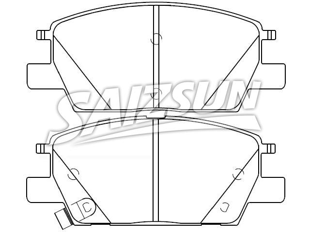 Brake Pad Set:23326280