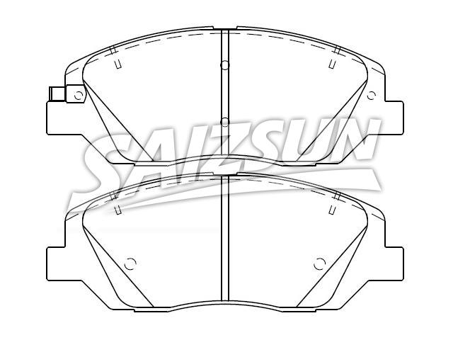 Brake Pad Set:58101-2WA40
