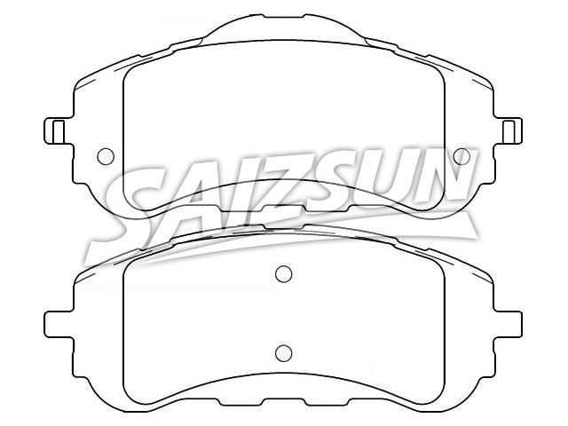 Brake Pad Set:16 104 287 80
