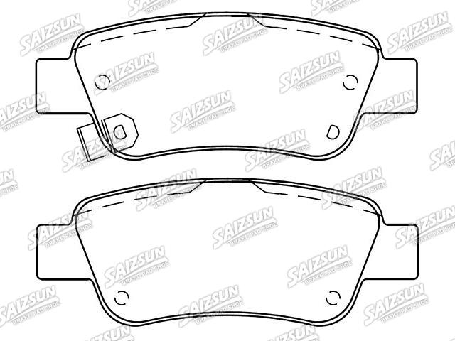 Pastillas de freno Brake Pad Set:43022-SWW-G01