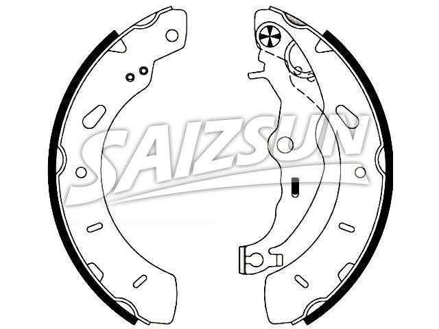 Brake Shoe Set:1821037