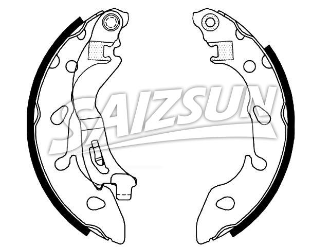 Brake Shoe Set:77366214