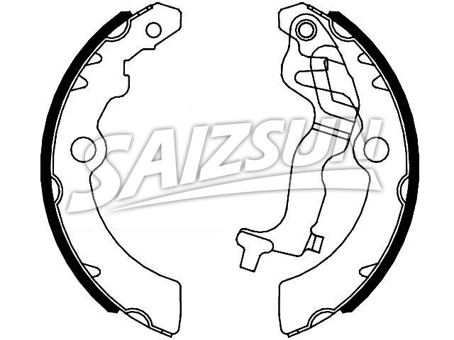 Brake Shoe Set:44060-4A00F