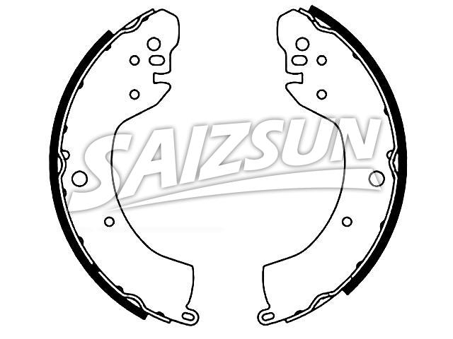 Brake Shoe Set:90R014871