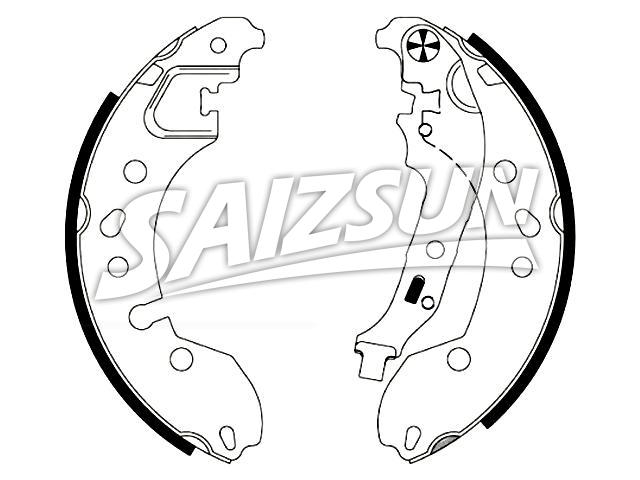 Brake Shoe Set:44060-1843R