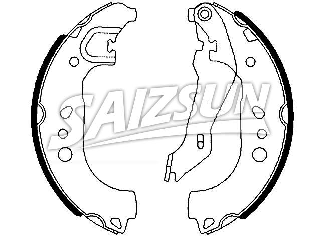 Brake Shoe Set:6R0 698 525 B