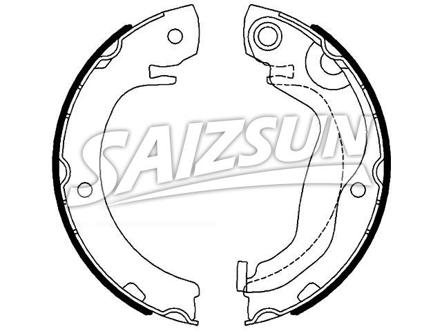 Brake Shoe Set:04495-0F020