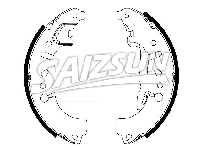 Brake Shoe Set:77367099