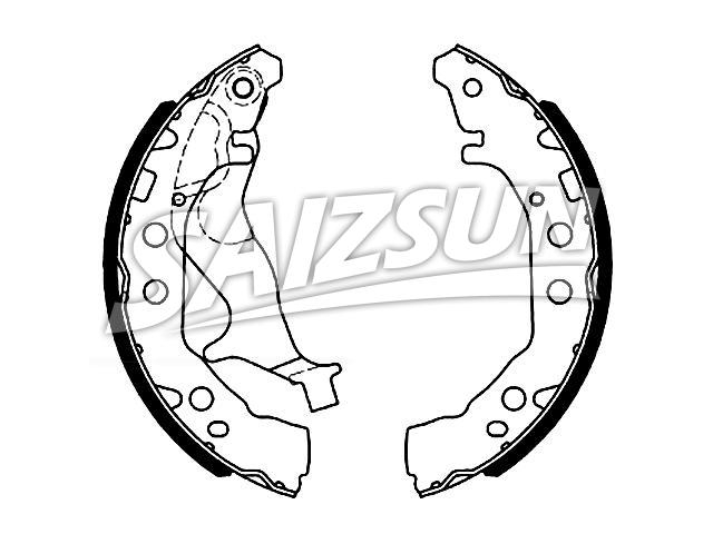 Brake Shoe Set:53200-84M00-000