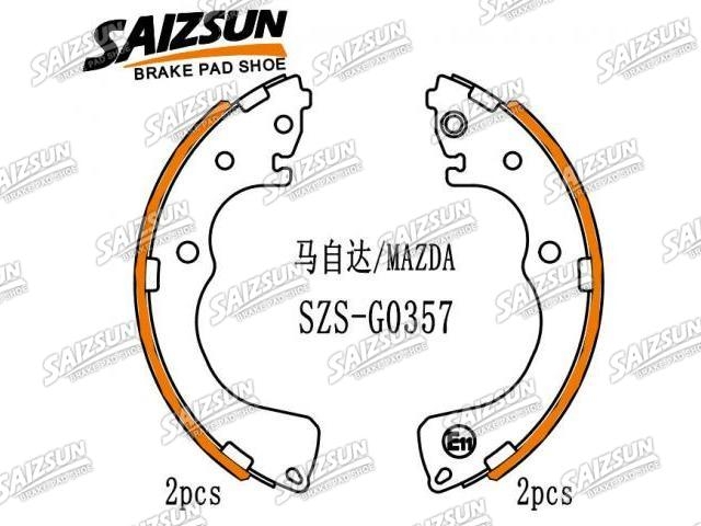 Zapata de freno Brake Shoe Set:LCY2-24-38ZA