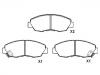 Plaquettes de frein Brake Pad Set:45022-SM4-A00