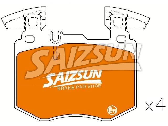 Plaquettes de frein Brake Pad Set:000 420 65 02