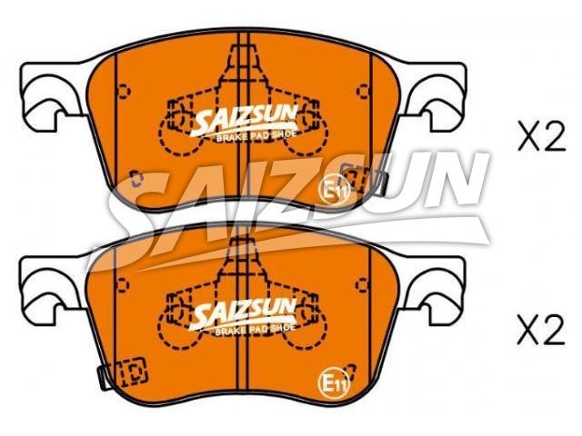 Plaquettes de frein Brake Pad Set:45022-TVC-A02