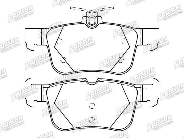 Plaquettes de frein Brake Pad Set:DG9Z-2200-F