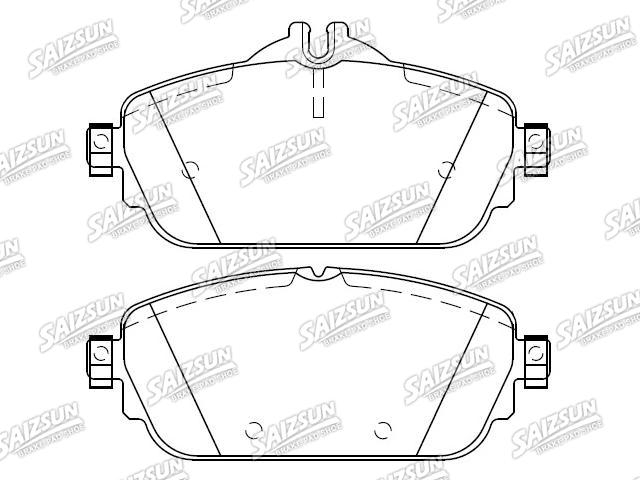 Plaquettes de frein Brake Pad Set:000 420 87 00