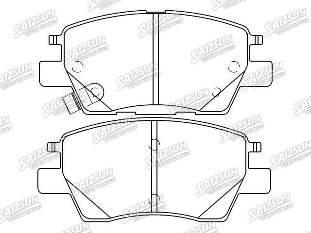 Plaquettes de frein Brake Pad Set:23286272