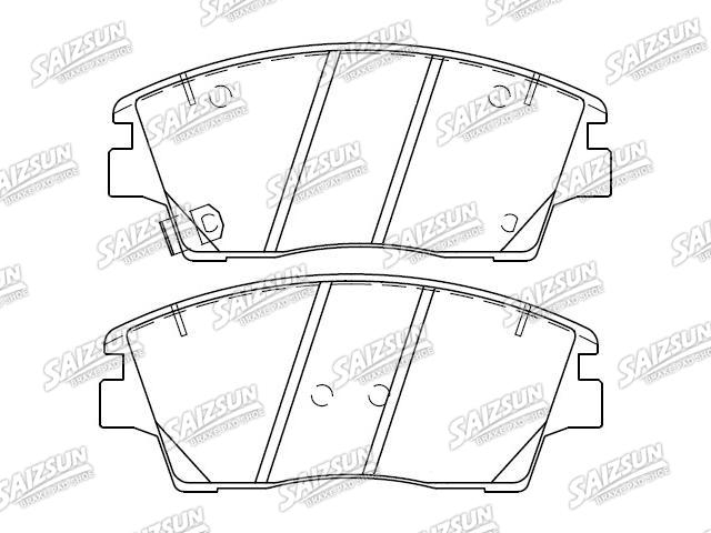 Plaquettes de frein Brake Pad Set:58101-D3A00