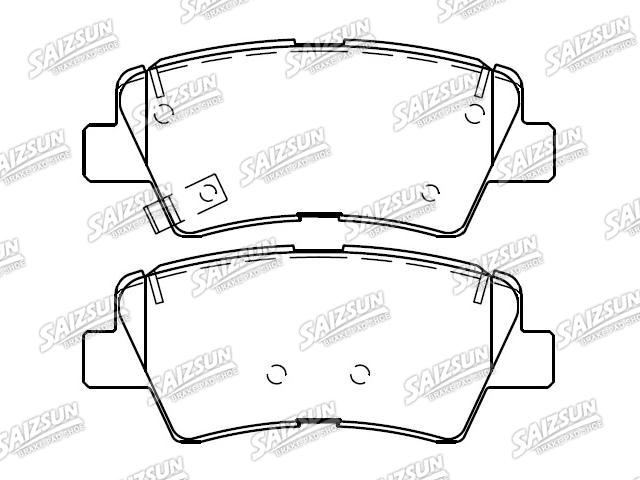 Plaquettes de frein Brake Pad Set:58302-D3A00