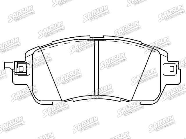 Plaquettes de frein Brake Pad Set:04465-WB001