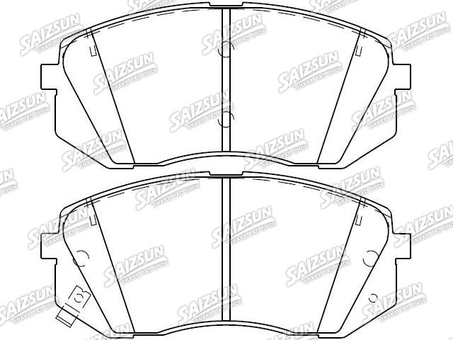 Plaquettes de frein Brake Pad Set:58101-D4A20