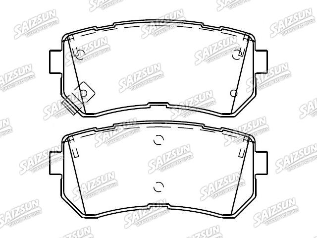 Plaquettes de frein Brake Pad Set:58302-C1A15