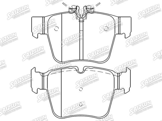Plaquettes de frein Brake Pad Set:000 420 59 00