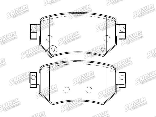Plaquettes de frein Brake Pad Set:GMY0-26-43ZA