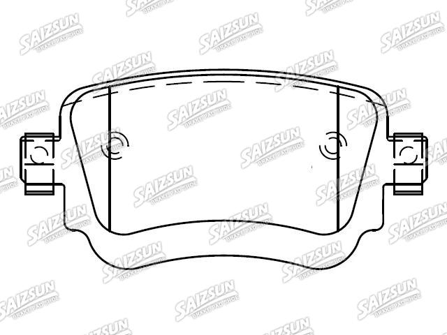 Plaquettes de frein Brake Pad Set:800000193