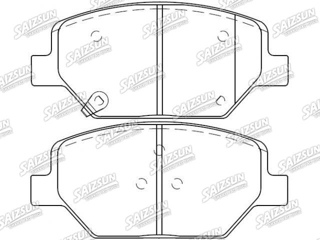 Plaquettes de frein Brake Pad Set:23145358