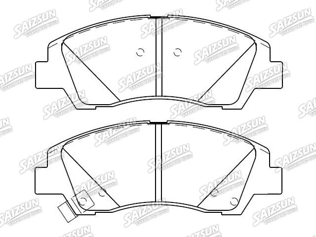 Plaquettes de frein Brake Pad Set:58101-B9A70