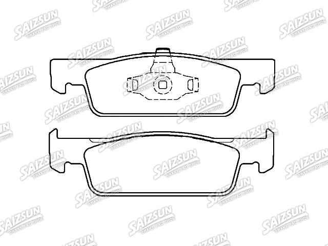 Plaquettes de frein Brake Pad Set:453 421 00 00