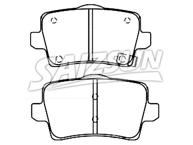 Plaquettes de frein Brake Pad Set:D2111-9345