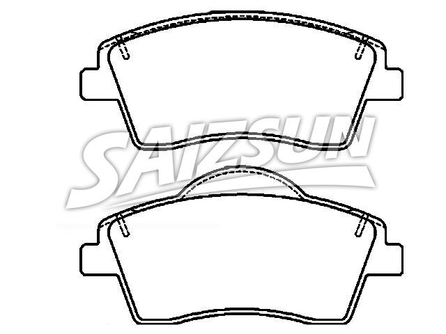 Plaquettes de frein Brake Pad Set:31471409
