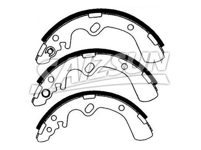 Brake Shoe Set Brake Shoe Set:G717-26-310