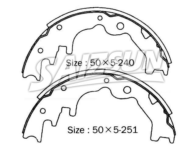 Brake Shoe Set Brake Shoe Set:NN3563
