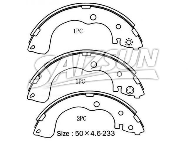 Brake Shoe Set Brake Shoe Set:NN3575