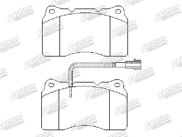 тормозная кладка Brake Pad Set:77363336