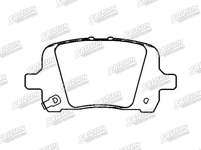 тормозная кладка Brake Pad Set:25894320