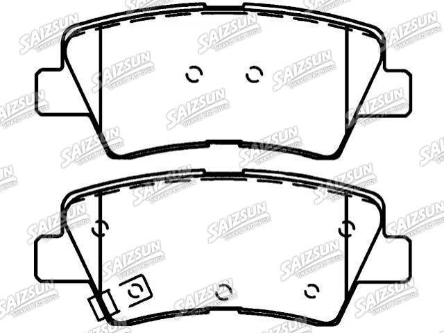 тормозная кладка Brake Pad Set:58302-3XA30