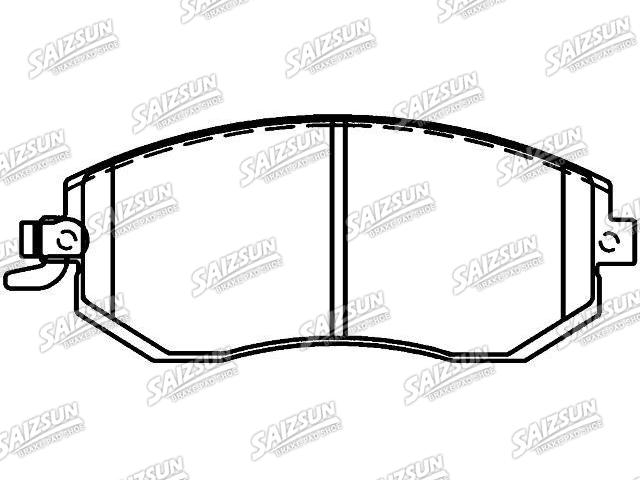 тормозная кладка Brake Pad Set:26296-SC010