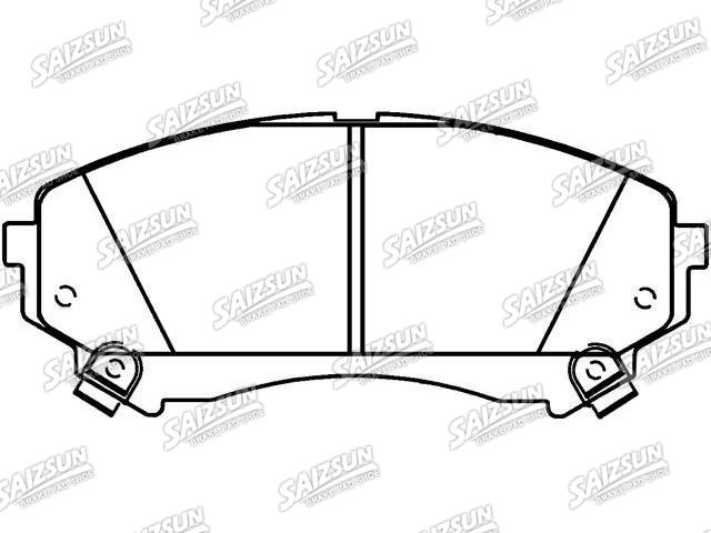 тормозная кладка Brake Pad Set:25958115