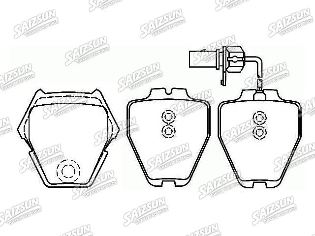 тормозная кладка Brake Pad Set:3D0 698 151 B