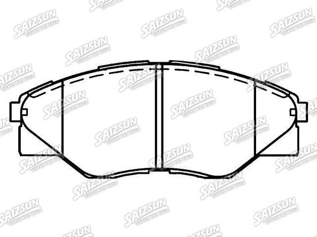 тормозная кладка Brake Pad Set:04465-0K290