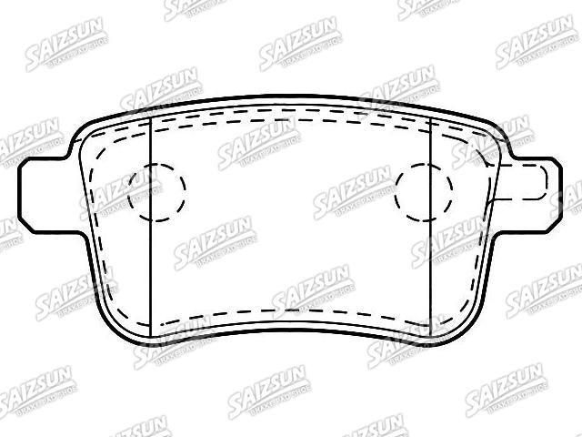 тормозная кладка Brake Pad Set:77 01 209 869