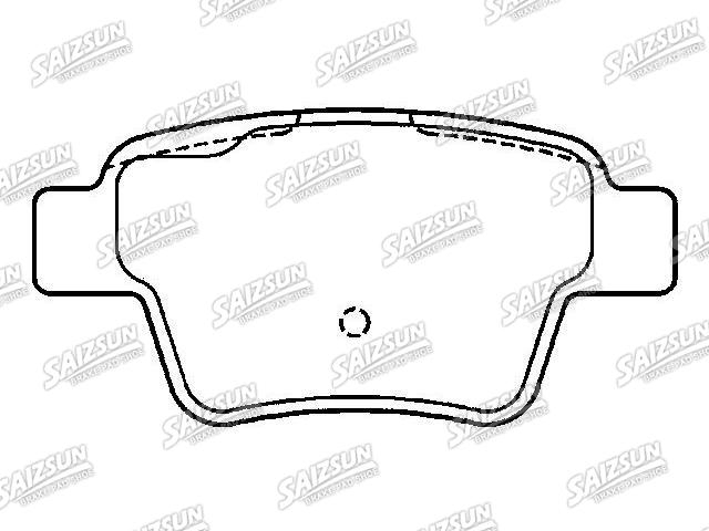 тормозная кладка Brake Pad Set:4254.01
