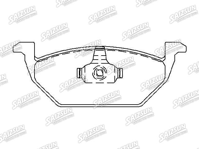 тормозная кладка Brake Pad Set:1J0 698 151
