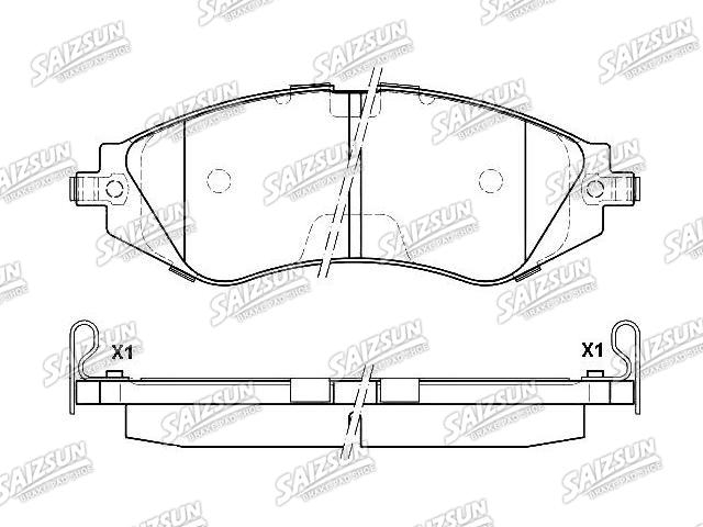 тормозная кладка Brake Pad Set:S4510011