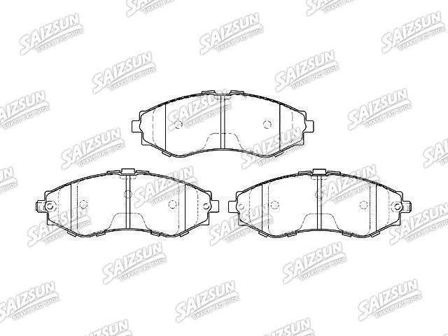 тормозная кладка Brake Pad Set:96446742